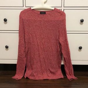 Zara Man Red Sweater - Size S